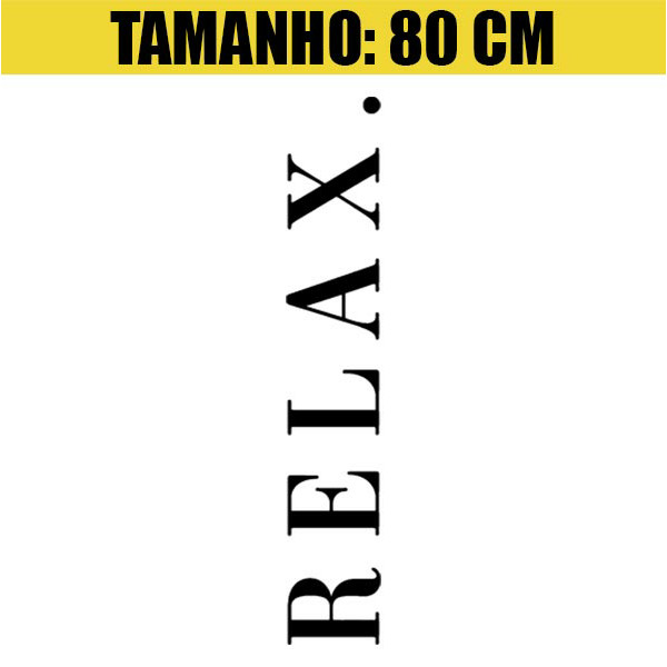 Adesivo Decorativo Parede Porta Geladeira - Relax Fonte