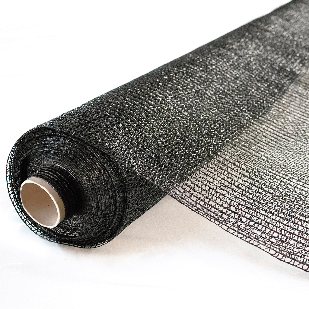 Tela Sombrite Raschel 35% 6x1m Preta Proteção e Sombreamento de Estufa Horta Flores Anti UV