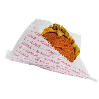 Saco De Papel Mono Para Acarajé - 500 Unidades