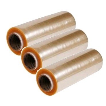 3 Rolos Bobina Plastico De Filme Pvc 28cm X 100 Metros