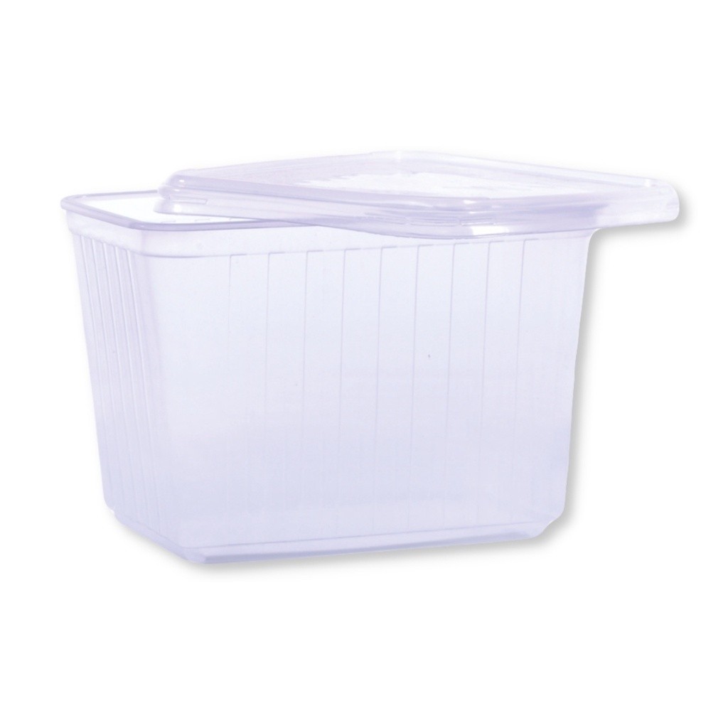 POTE DE SORVETE 2 L TRANSPARENTE 9 PCT. C/ 30 UNIDADES ALTA VEDAÇAO - RIOPLASTIC