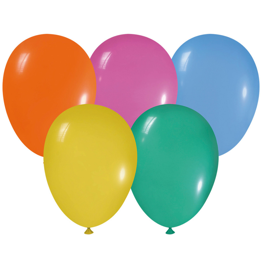 Balão Bexiga 6,5 Polegadas Várias cores 10 Pacotes com 50un.