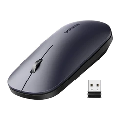 Mouse Sem Fio Ugreen 4000dpi 2.4GHz Cinza Preto