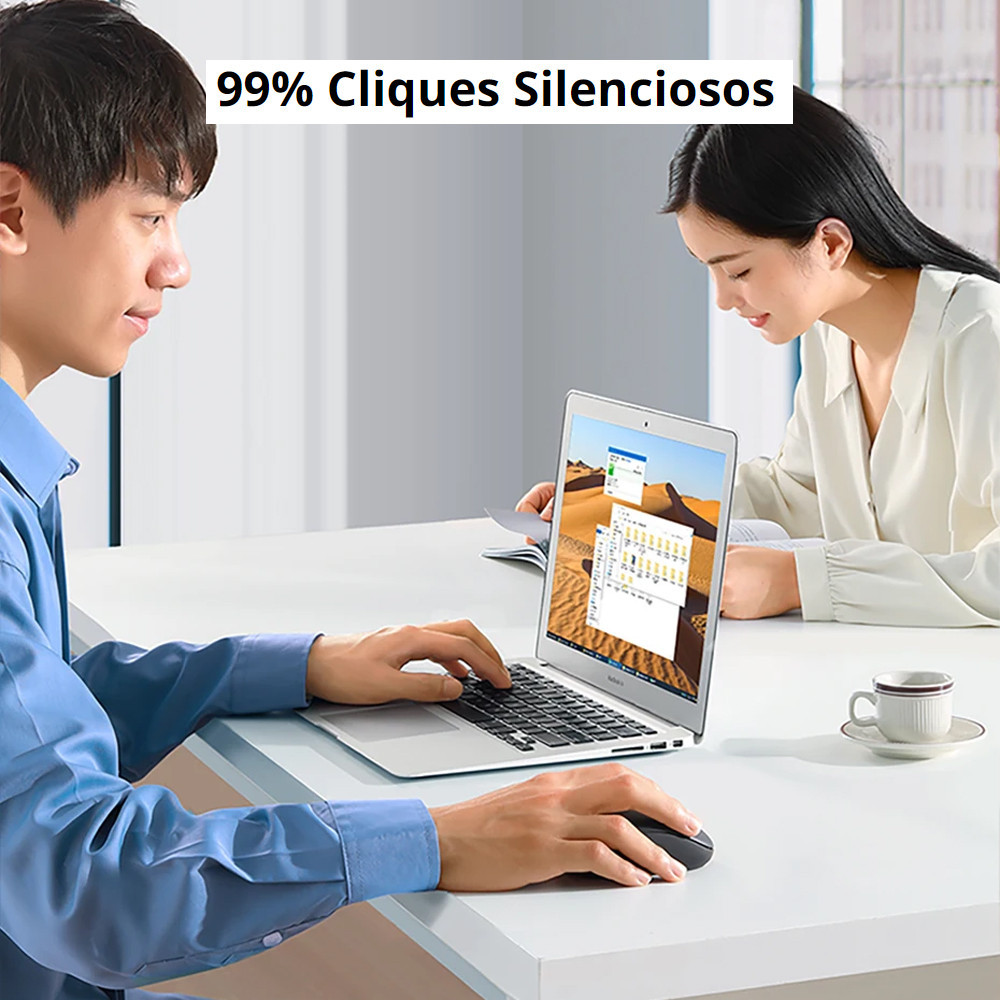 Mouse Sem Fio Ugreen 2400dpi 2.4GHz Azul Deep