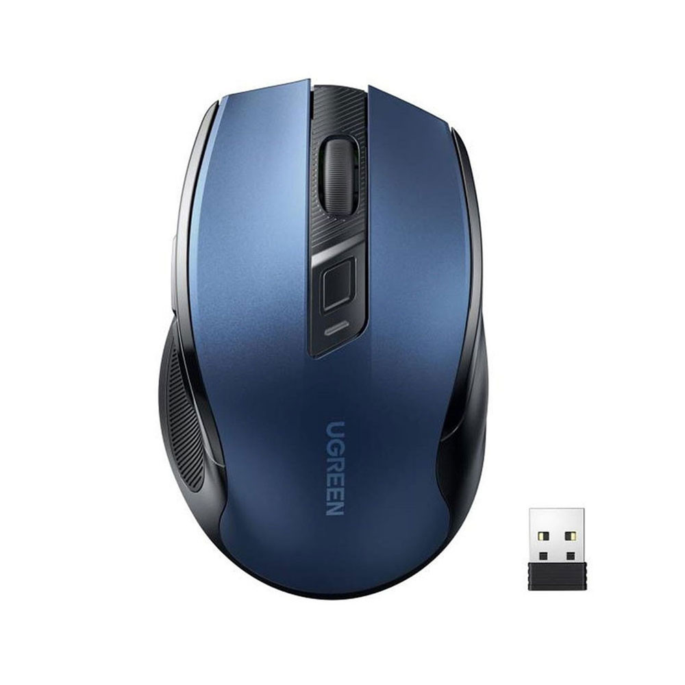 Mouse Sem Fio Ugreen Sensor 4000Dpi Wireless 2.4GHz Azul em Oferta na Shopee