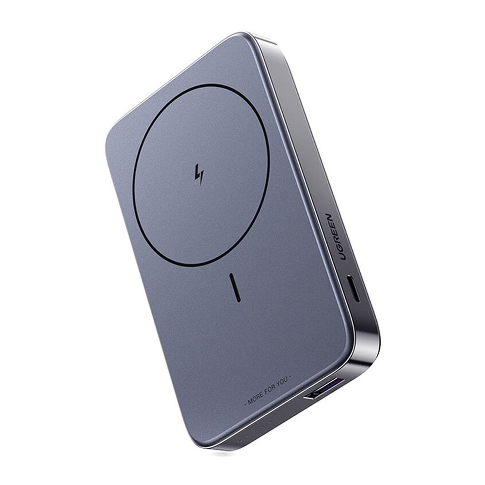 Carregador Sem Fio Ugreen 10000mAh 20W Power Bank Cinza - Mobile & Gadgets