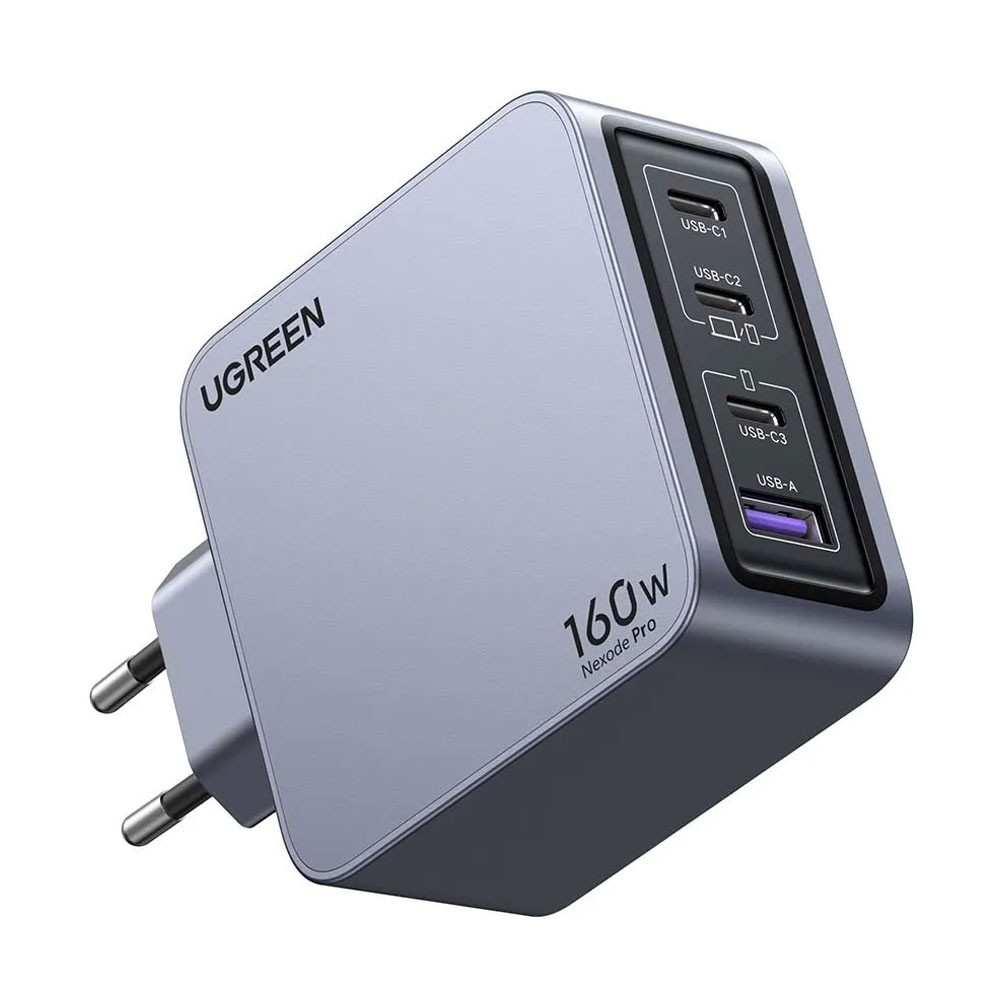 Carregador Usb A/C Ugreen 160W + Cabo Usb C 1.5M Preto em Oferta na Shopee
