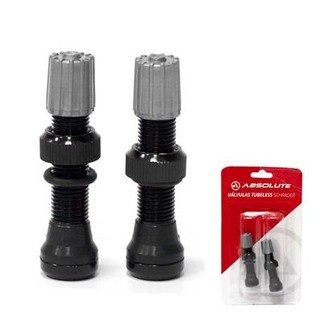 Válvula tubeless bicicleta bico grosso schrader mtb bike absolute aluminio par