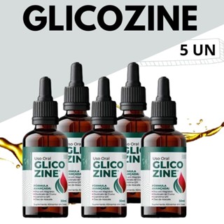 Super Oferta Kit 5 unidades Glicozine Original Eficaz 30ml