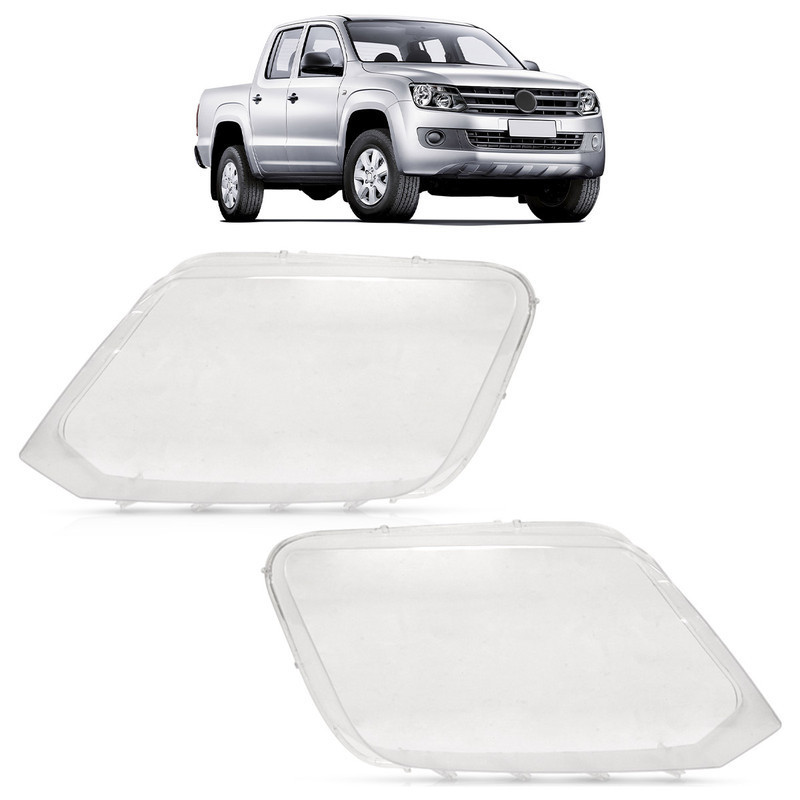 Lente Farol Amarok 2010 2011 2012 2013 2014 Lente Lisa Acrilico em Oferta na Shopee