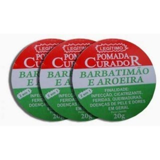 Kit 3\uni pomada Barbatimão e aroeira de 20g - curador