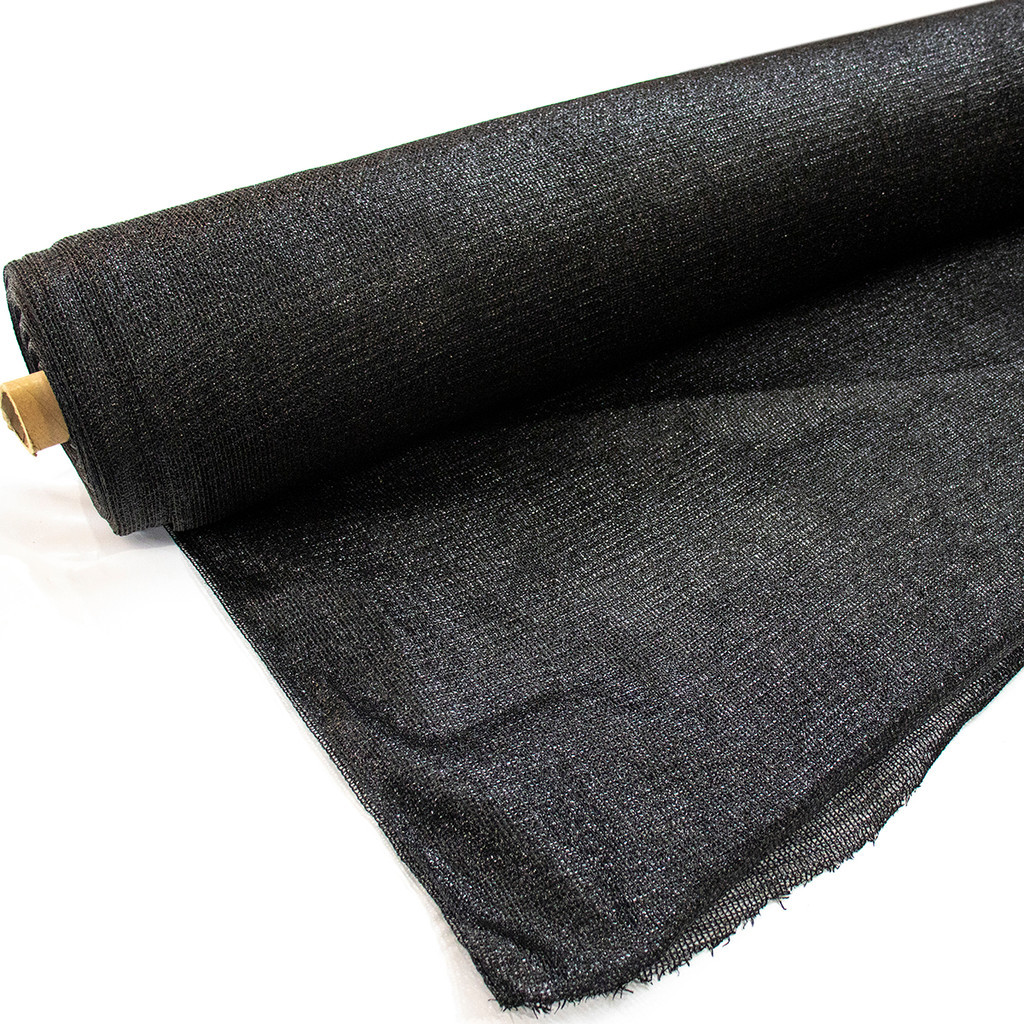 Tela Sombrite Raschel 80% 1,5x12m Preta Proteção e Sombreamento de Estufa Horta Flores Anti UV