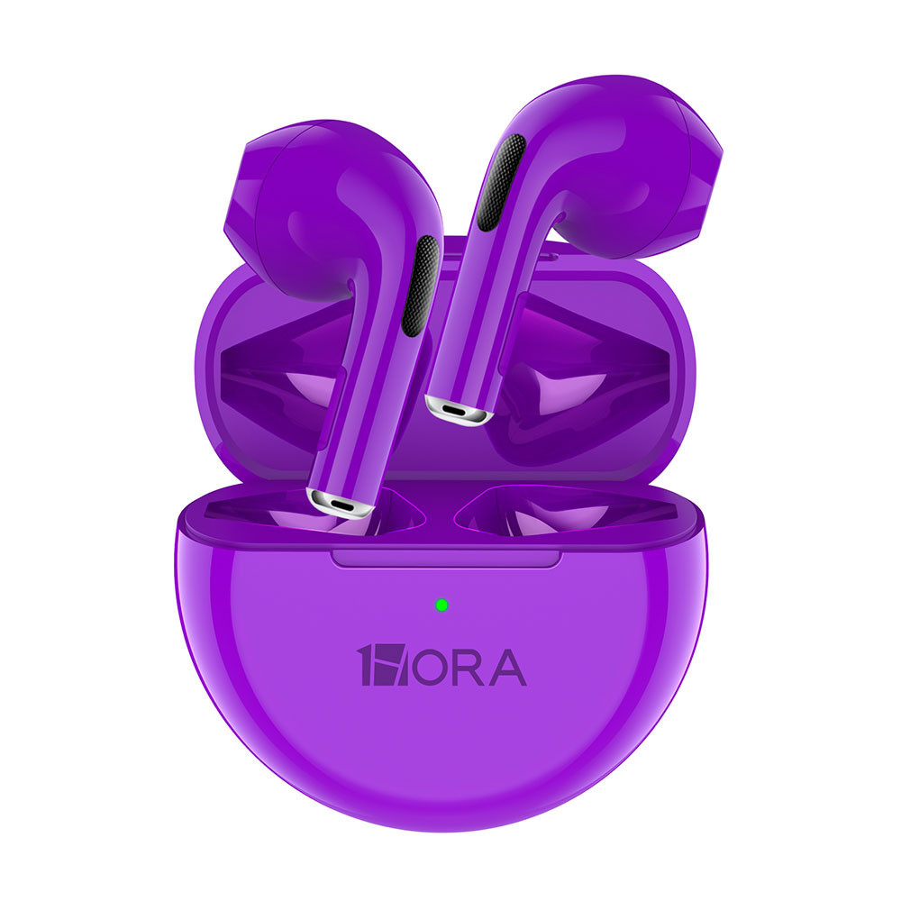 Fone de Ouvido Sem Fio 1Hora Aut119l Bluetooth 5.0 Roxo - Audio