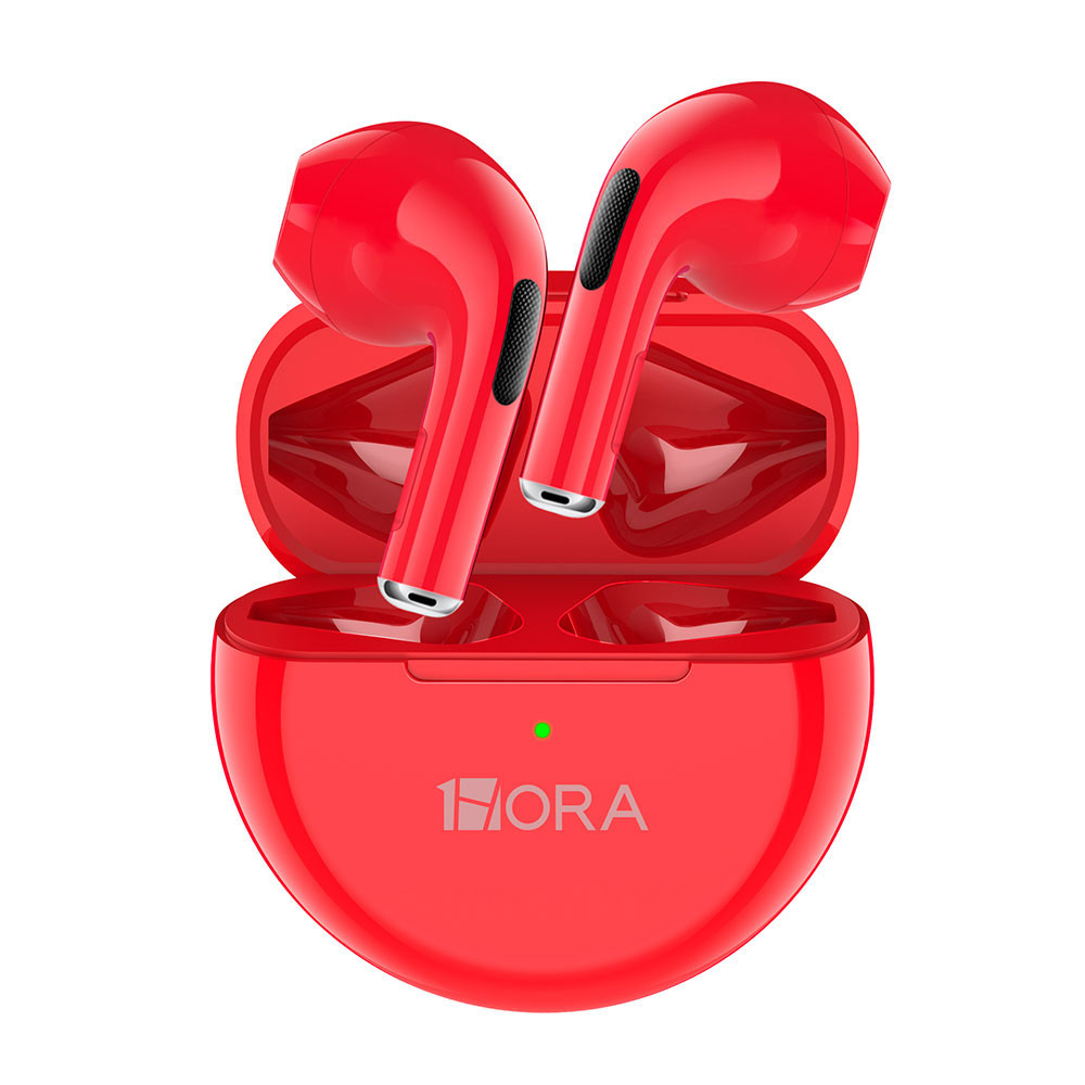 Fone Ouvido Sem Fio 1Hora Aut119m Bluetooth 5.0 Vermelho em Oferta na Shopee