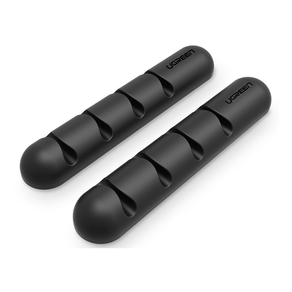 Organizador Cabos Fios Ugreen Adesivo 2pcs 4 Slots Preto em Oferta na Shopee