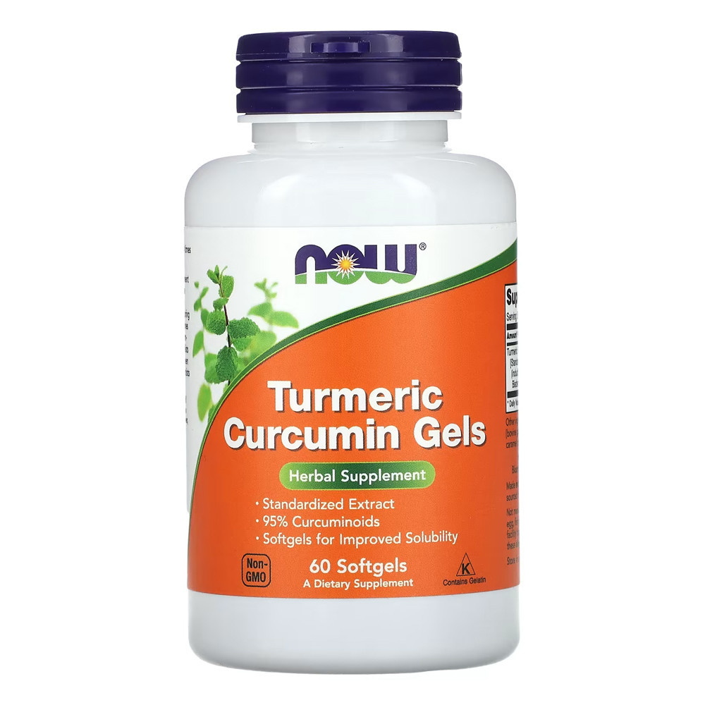 Curcumina Cúrcuma Gels Now Foods 60 Softgels Importado em Oferta na Shopee