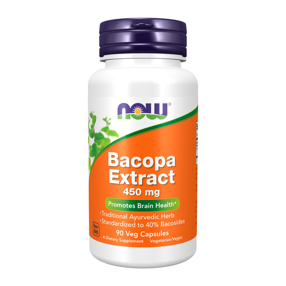 Extrato de Bacopa 450mg Now Foods 90 Cápsulas Importado em Oferta na Shopee