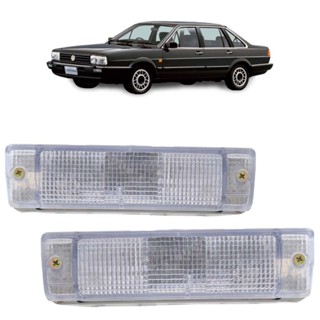 Pisca Seta Dianteira Santana 1987 1988 1989 1990 Cristal Lente Estriada Acrilico em Oferta na Shopee