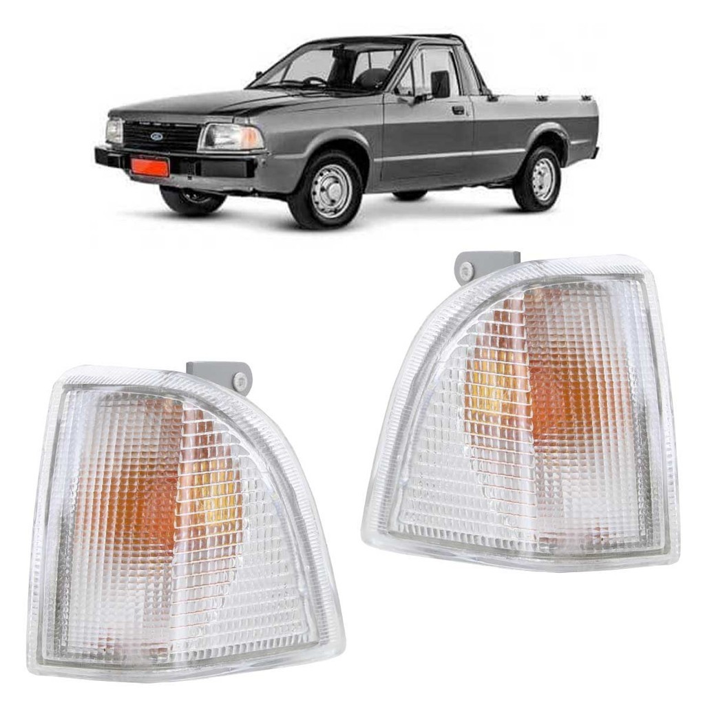 Lanterna Dianteira Pisca Seta Pampa 1985 1986 1987 1988 1989 1990 1991 1992 1993 1994A 1997 Cristal Modelo Cibie - Spare Parts and Accessories for Vehicles
