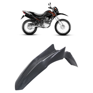 Paralama Dianteiro NXR 150 Bros 2013 2014 Preto Liso em Oferta na Shopee