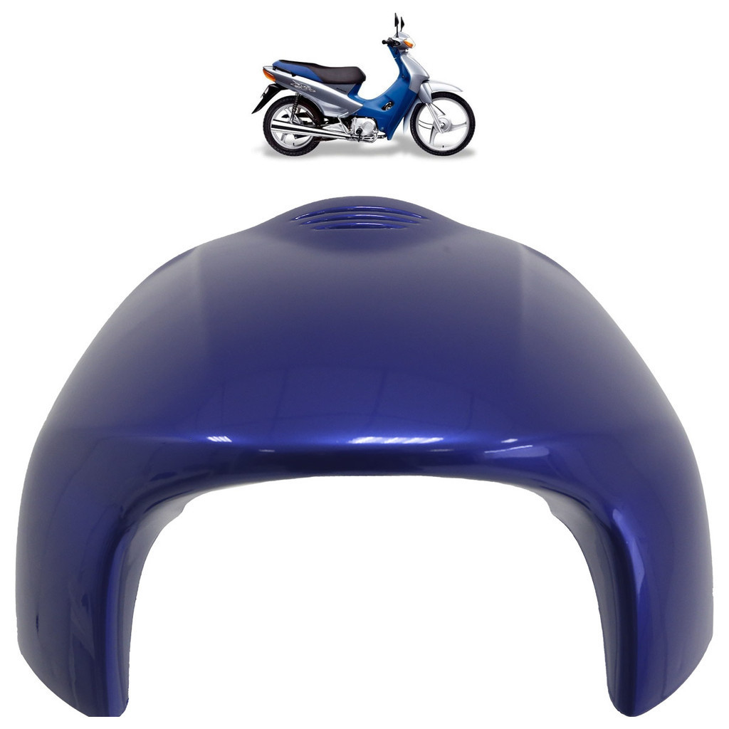 Carenagem Bico Frontal Biz 100 2002 2003 Azul Perolizado Liso - Spare Parts and Accessories for Vehicles