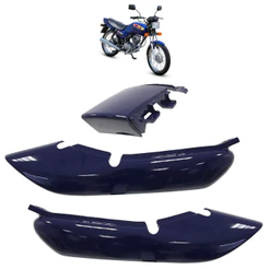 Kit Rabeta CG 125 Titan 1994 1995 1996 1997 1998 1999 Azul 3 Peças
