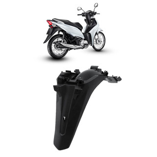 Paralama Traseiro Biz 125 2018 2019 2020 Preto em Oferta na Shopee