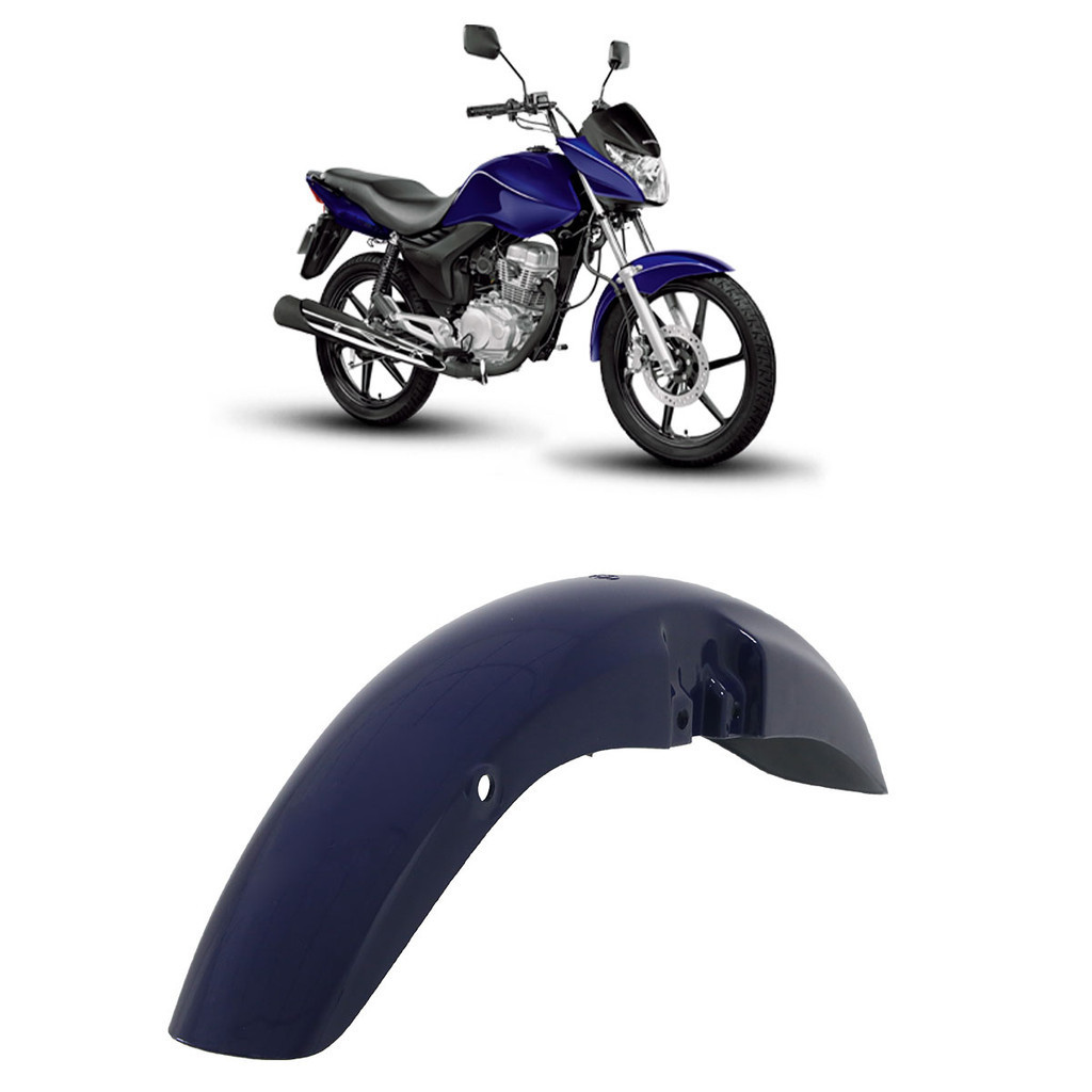 Paralama Dianteiro CG 125 Fan 2009 2010 2011 2012 2013 Azul - Spare Parts and Accessories for Vehicles
