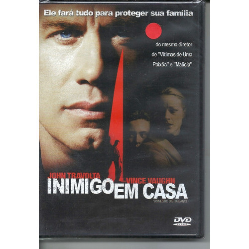 Dvd Inimigo Em Casa(12)- John Travolta*novolacrado