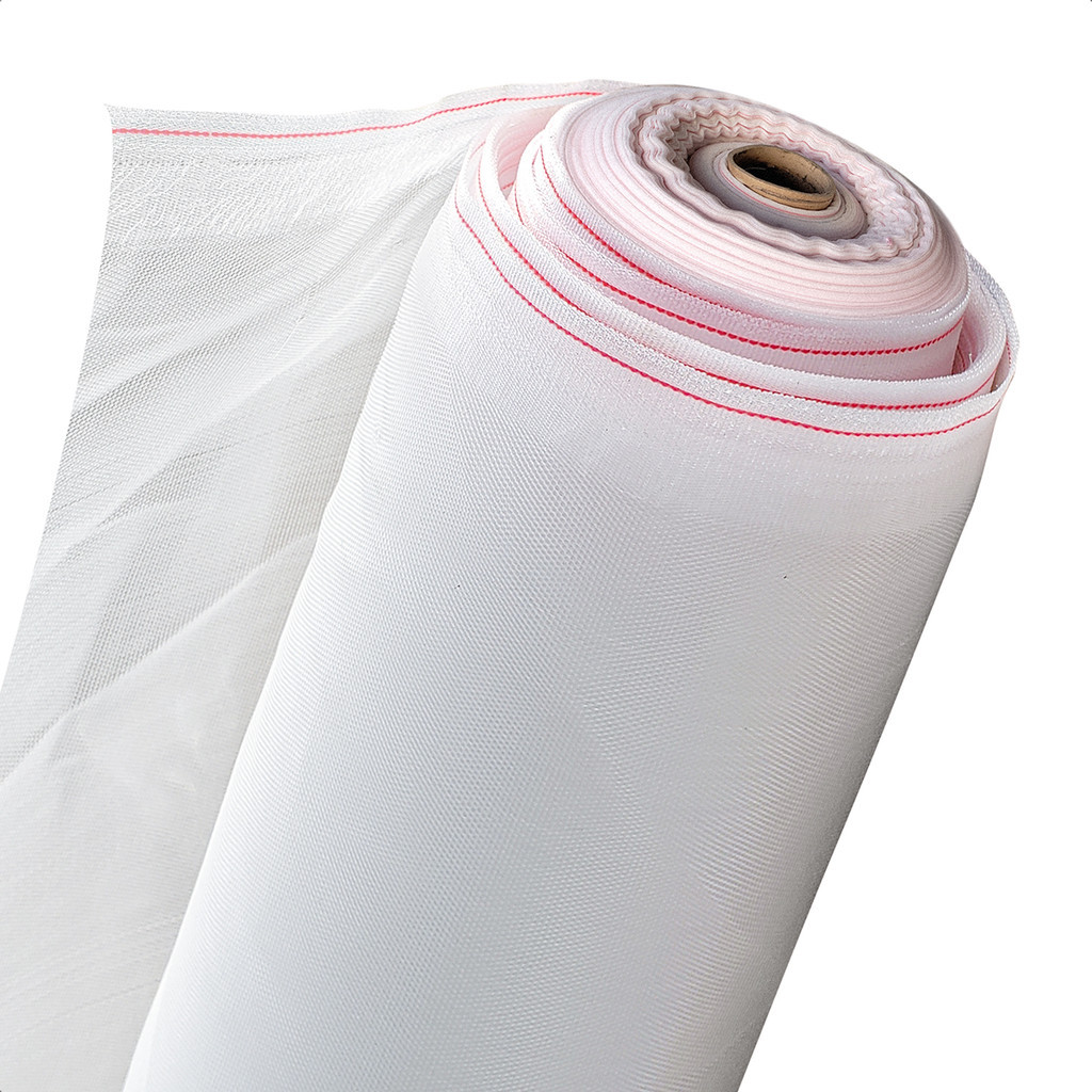 Tela Mosquiteiro Antifideo 1,5x18m 50 Mesh Antivirus Branca Para Estufas Horta Anti Inseto