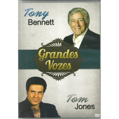 Dvd tony Bennett & Tom Jones   Grandes Vozes - 16 Sucessos