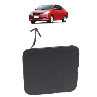 Tampa Reboque Parachoque Dianteiro Versa 2011 2012 2013 2014 Preto em Oferta na Shopee