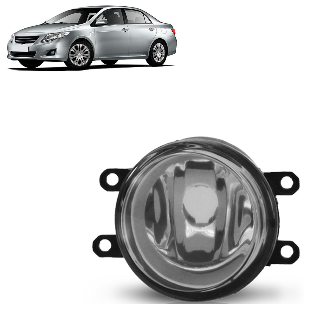 Farol Milha Auxiliar Corolla 2009 2010 2011 Neblina Lente Lisa Vidro - Spare Parts and Accessories for Vehicles