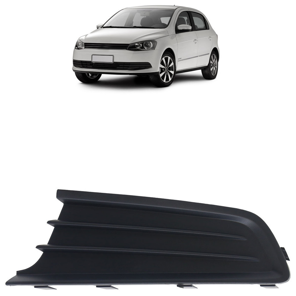 Moldura Grade Farol Milha Gol Voyage G6 2012 2013 2014 2015 2016 Sem Furo em Oferta na Shopee