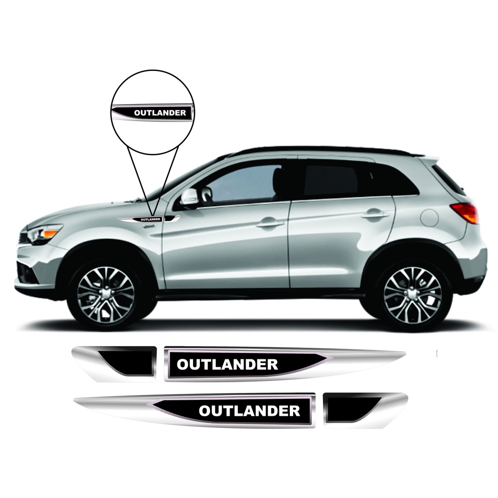 EMBLEMA APLIQUE LATERAL RESINADO OUTLANDER