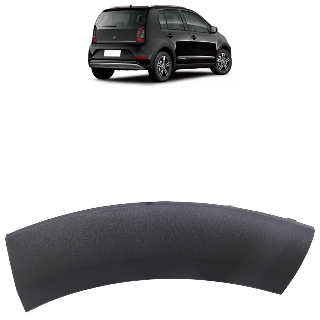 Moldura Paralama Parachoque Traseiro Up! Cross 2018 2019 2020 2021 Preto Texturizado - Spare Parts and Accessories for Vehicles