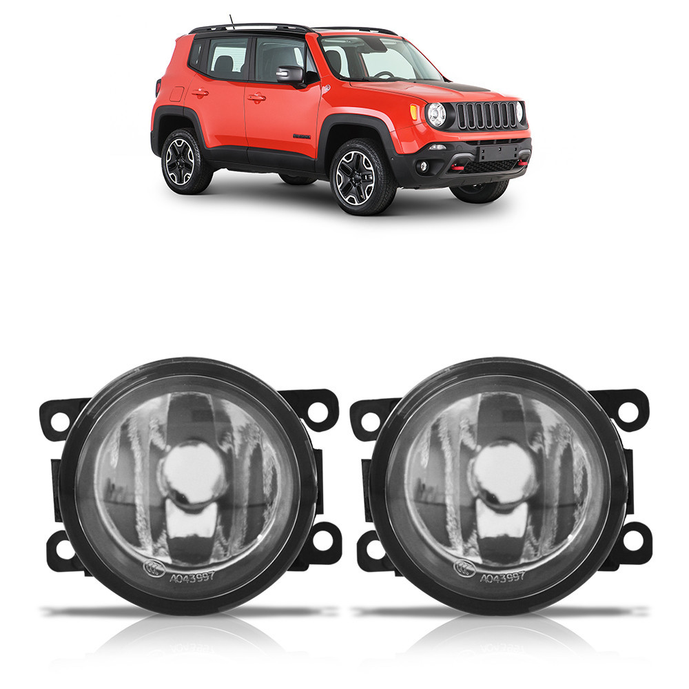 Par Farol Milha Auxiliar Renegade 2015 2016 2017 2018 2019 2020 A 2022 Lente Lisa Vidro Foco Manual em Oferta na Shopee