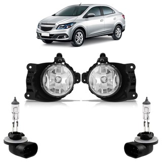 Kit Par Farol Milha Auxiliar + Par Lâmpada H27 Prisma 2013 2014 2015 2016 2017 2018 2019 em Oferta na Shopee