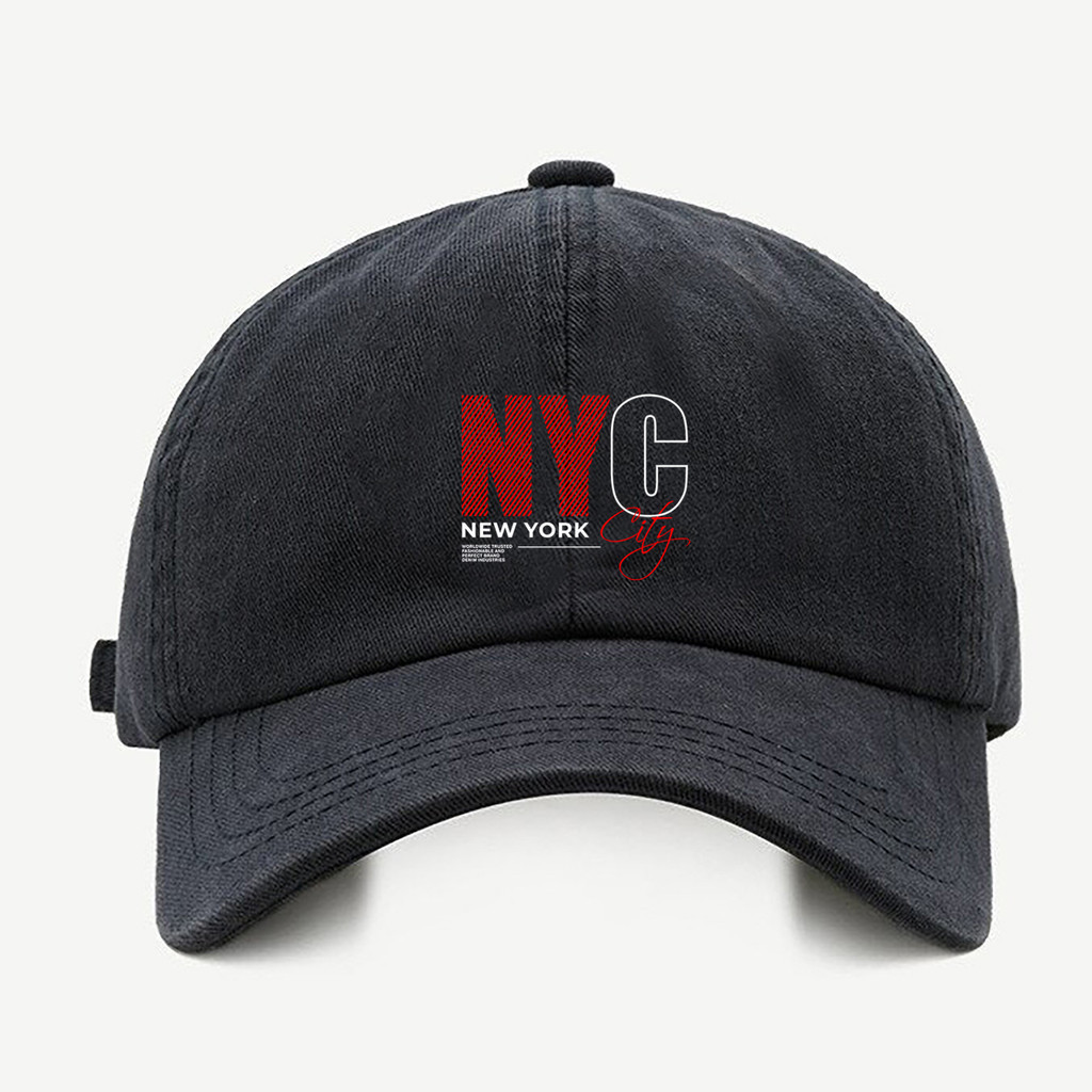 Bone baseball Masculino Bege Preto Branco NYC NewYork City