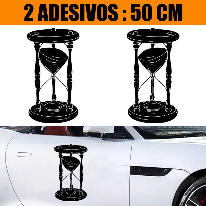 Kit Adesivos Carro Caminhão 2 Lados - Ampulheta Design