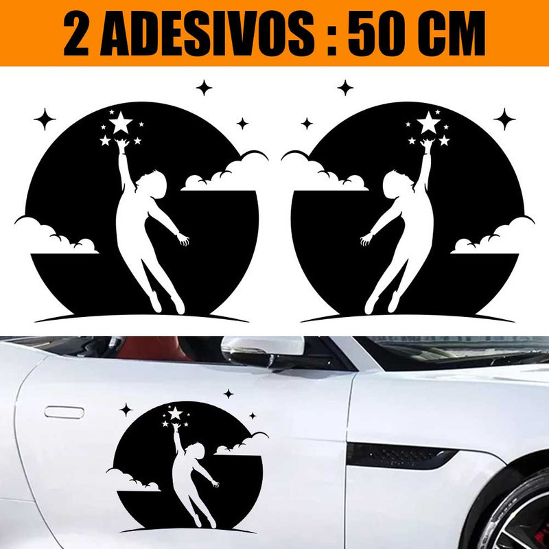 Kit Adesivos Carro Caminhão 2 Lados - BUSCA DE ESTRELA