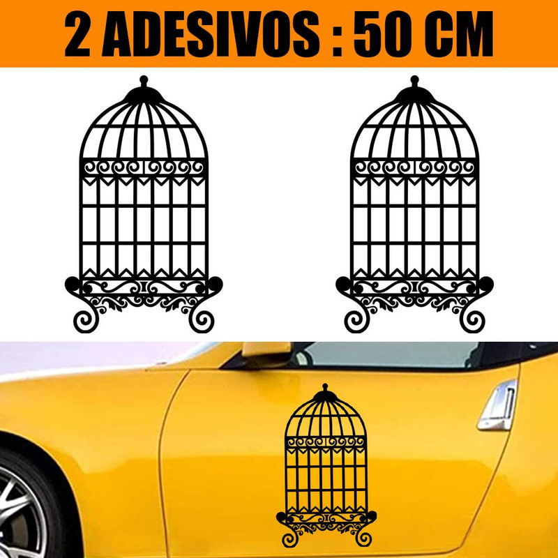 Kit Adesivos Carro Caminhão 2 Lados - Gaiola Vintage