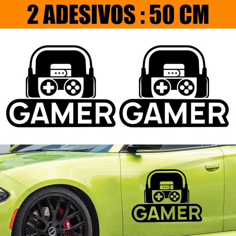 Kit Adesivos Carro Caminhão 2 Lados - Jogo de Gamer