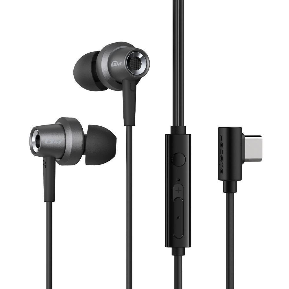 FONE COM MICROFONE CABO TIPO C EDIFIER GM260 PLUS - PRETO - Audio