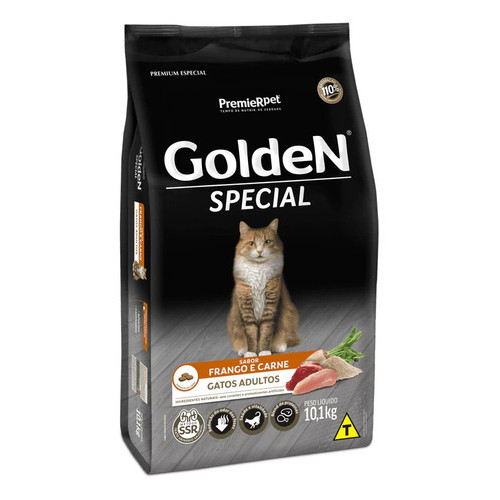 Golden Special Gato Adulto Frango Carne 3kg
