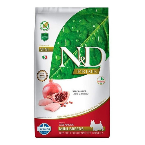N&D Prime Cães Adulto Mini Frango 2,5kg em Oferta na Shopee