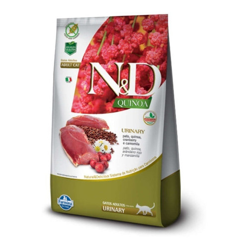 N&D Quinoa Gato Adulto Urinary Pato 1,5kg em Oferta na Shopee