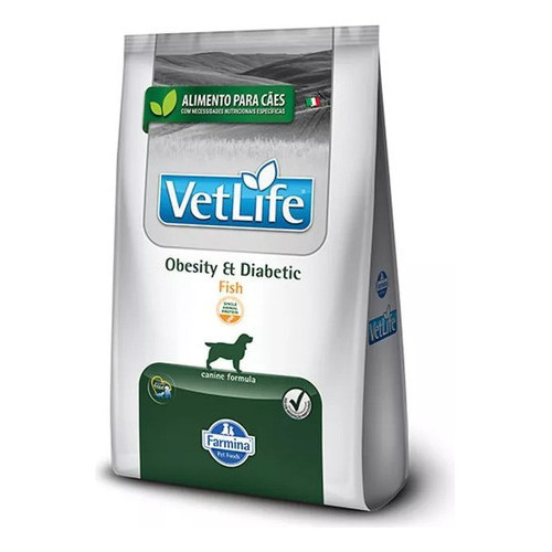 Vet Life Canine Obesity E Diabetic Fish 2 Kg em Oferta na Shopee