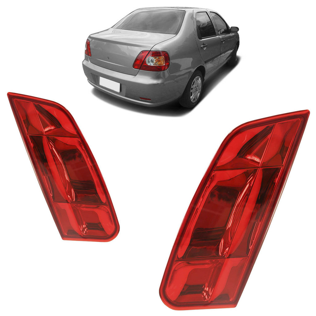 Aplique Lanterna Traseira Siena Fire 2005 2006 2007 2008 2009 2010 2011 Porta Malas Rubi - Spare Parts and Accessories for Vehicles