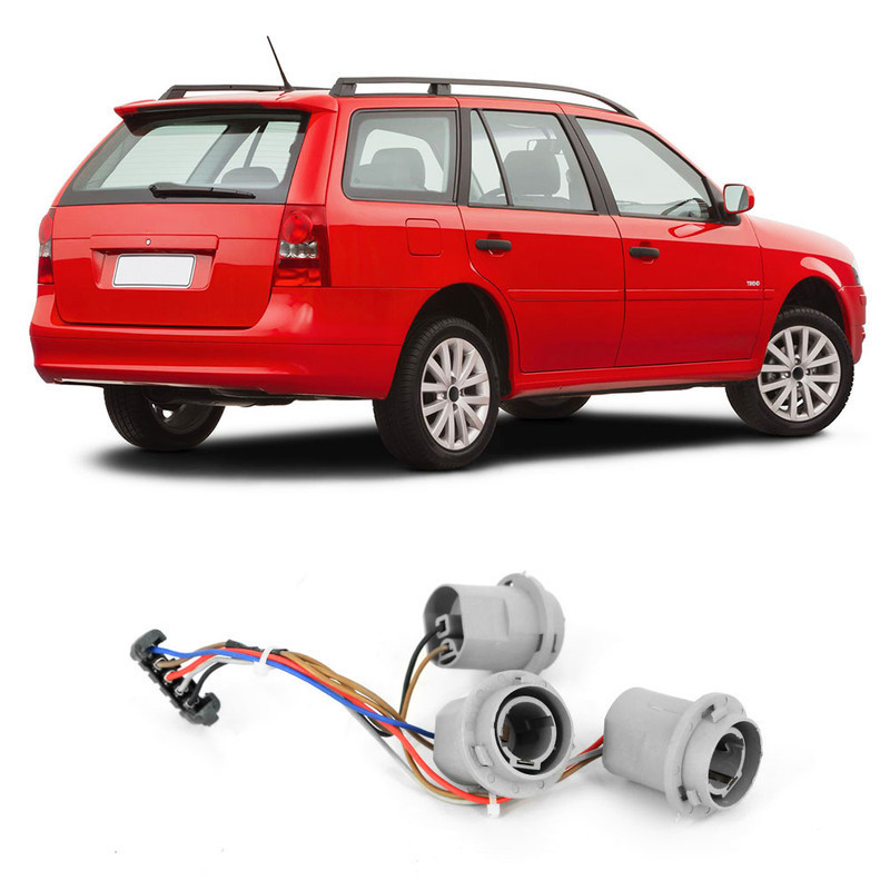 Soquete Lanterna Traseira Parati G4 2006 2007 2008 2009 2010 2011 2012 Com Chicote Unitário em Oferta na Shopee